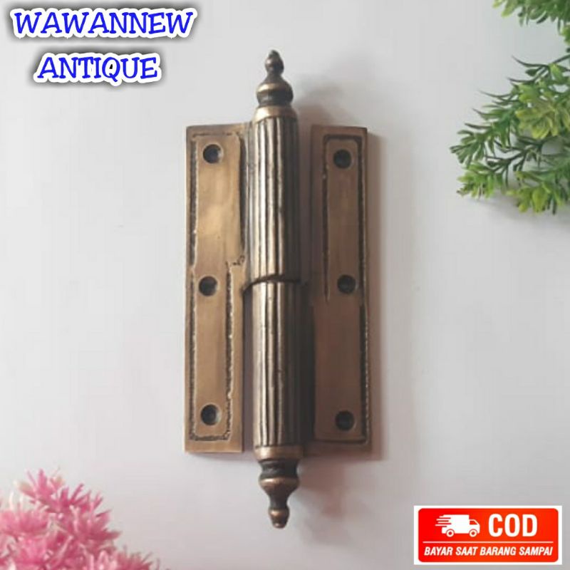 Engsel Pintu Rumah Pagar Kuningan Antik Murah / Solid Brass door hinges