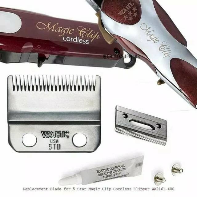 Pisau Cadangan Wahl Magic Clip Cordless Corded Super Taper Blade Refil Part Clipper Gigi Mesin Wahl Shopee Indonesia