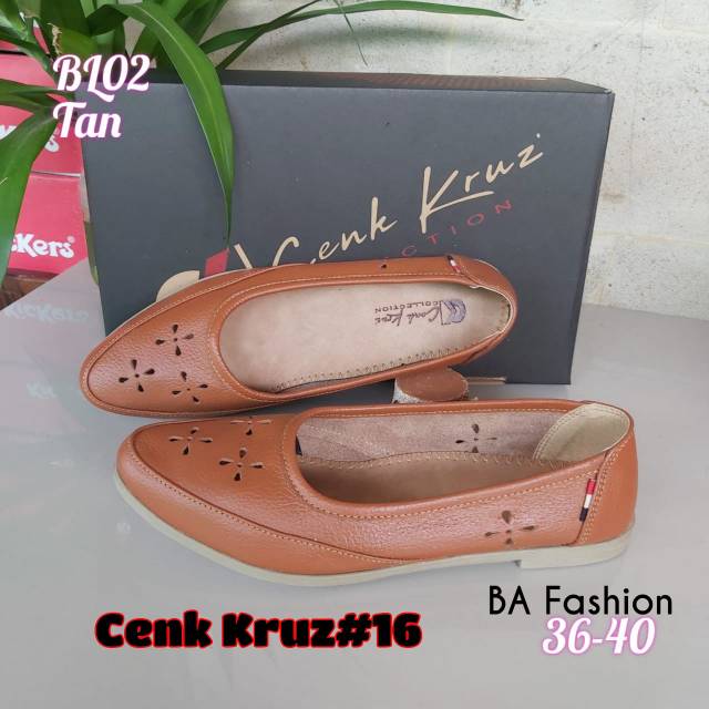 Sepatu kulit wanita cenk kruz