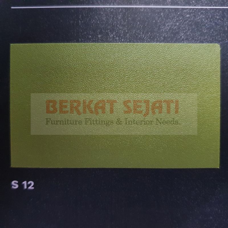 Supercon HIJAU 12 Pelapis Furniture Mebel not Tacosheet Decosheet