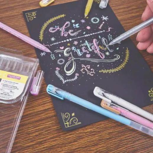 

➤ Joyko Gel Pen Set 10 Warna Soft Cocok Kertas Putih / Hitam Menggambar Mewarnai ❆