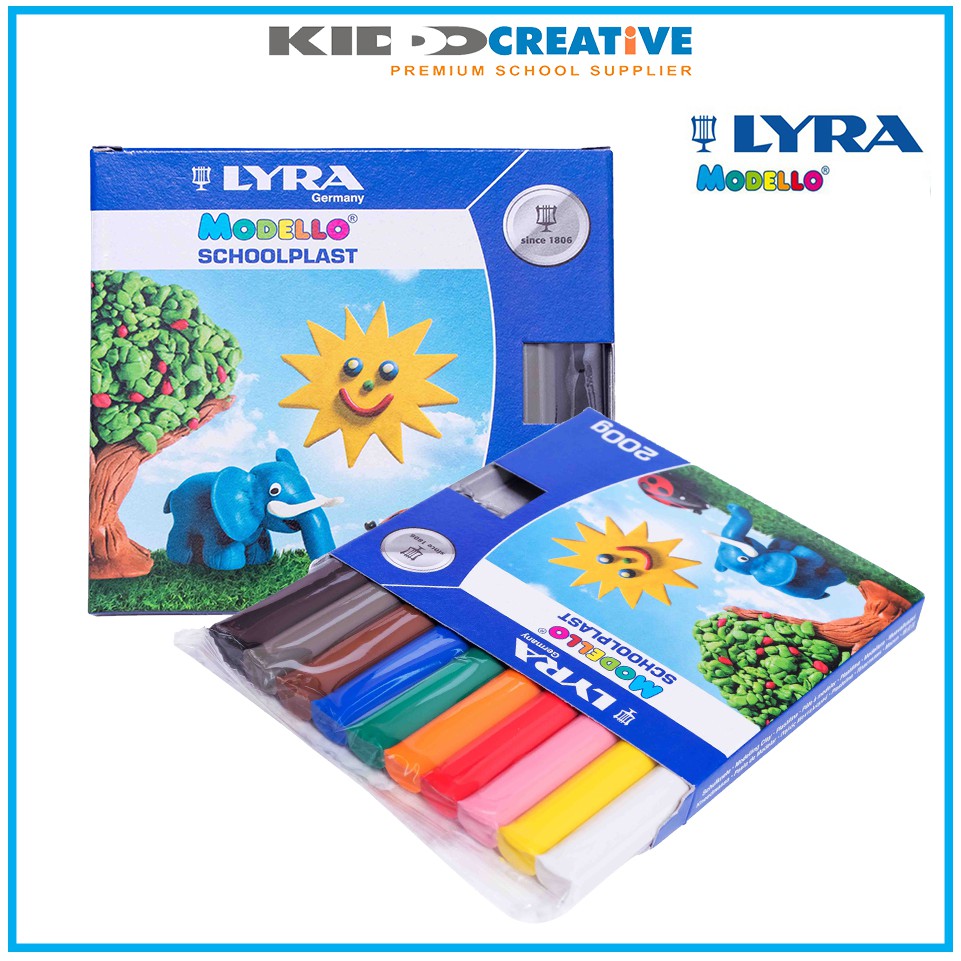 

LYRA-MODELLING CLAY 10 COLOURS 200 GR