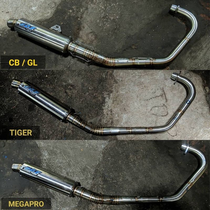 KNALPOT HEREX CB GL MP TIGER DOS MUFFLER ORIGINAL HARIAN TOURING