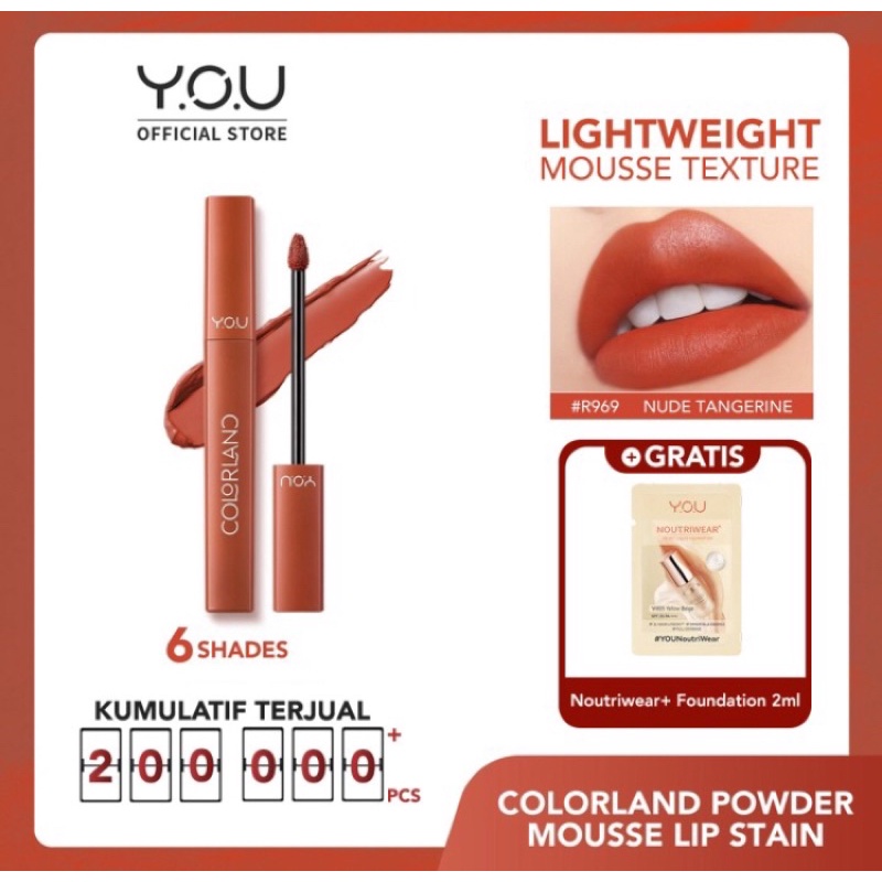 YOU Colorland - Powder Mousse Lip Stain