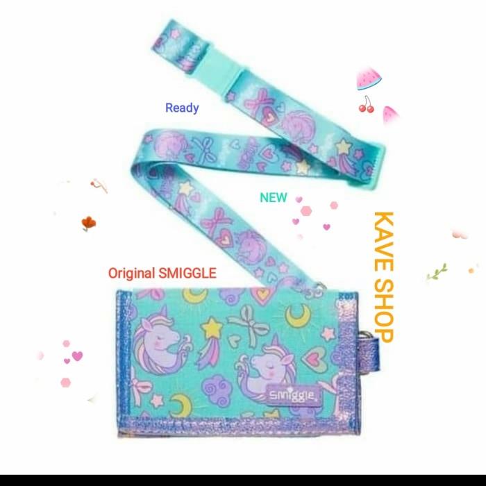 Smiggle Wallet Lanyard Wander Unicorn - Original Smiggle - New