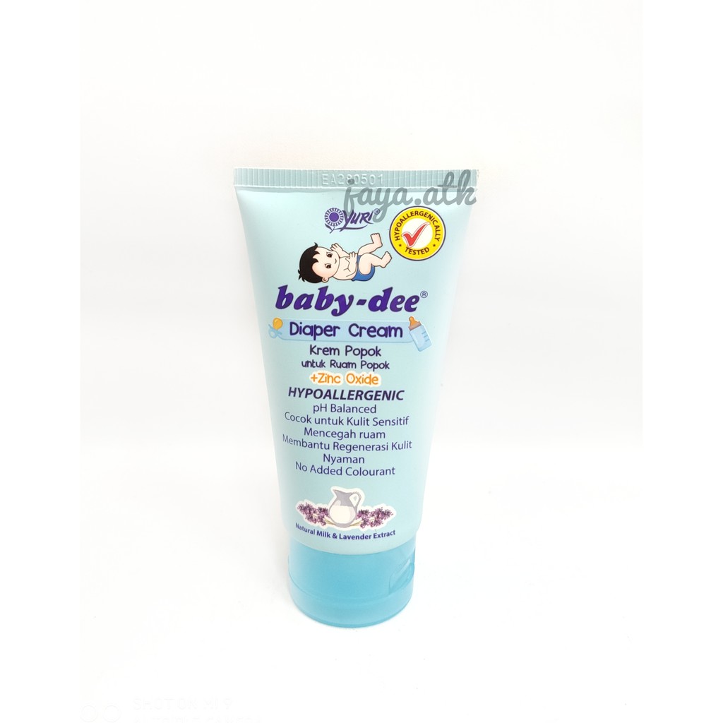 KREM POPOK BAYI CEGAH RUAM DIAPER RASH BABY DEE CREAM KRIM 50 GR