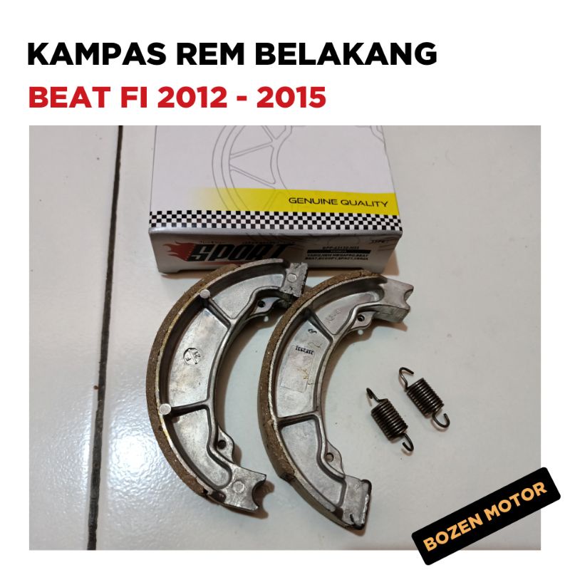 Kampas Rem Belakang Beat FI 2012 2013 2014 2015 / Pirodo Firodo / Premium Sport H03 / Tromol