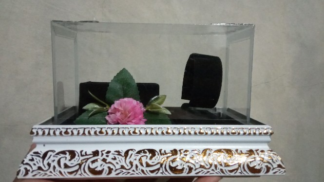 Kotak Cincin Gelang Frame Tutup Mika Untuk Seserahan/ Lamaran Fcg