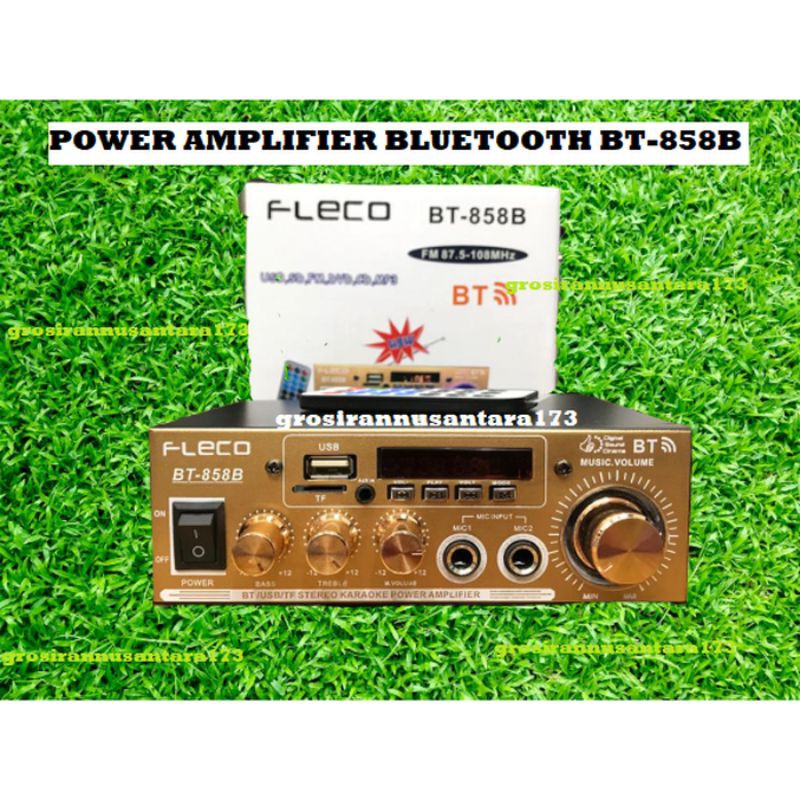 AMPLIFIER BLUETOOTH BT-858B USB/SD/FM/DVD/CD/MP3 / AMPLIFIFIER KARAOKE