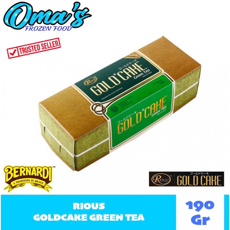 

GOLDCAKE MINI GREEN TEA 190 GR BY BERNARDI