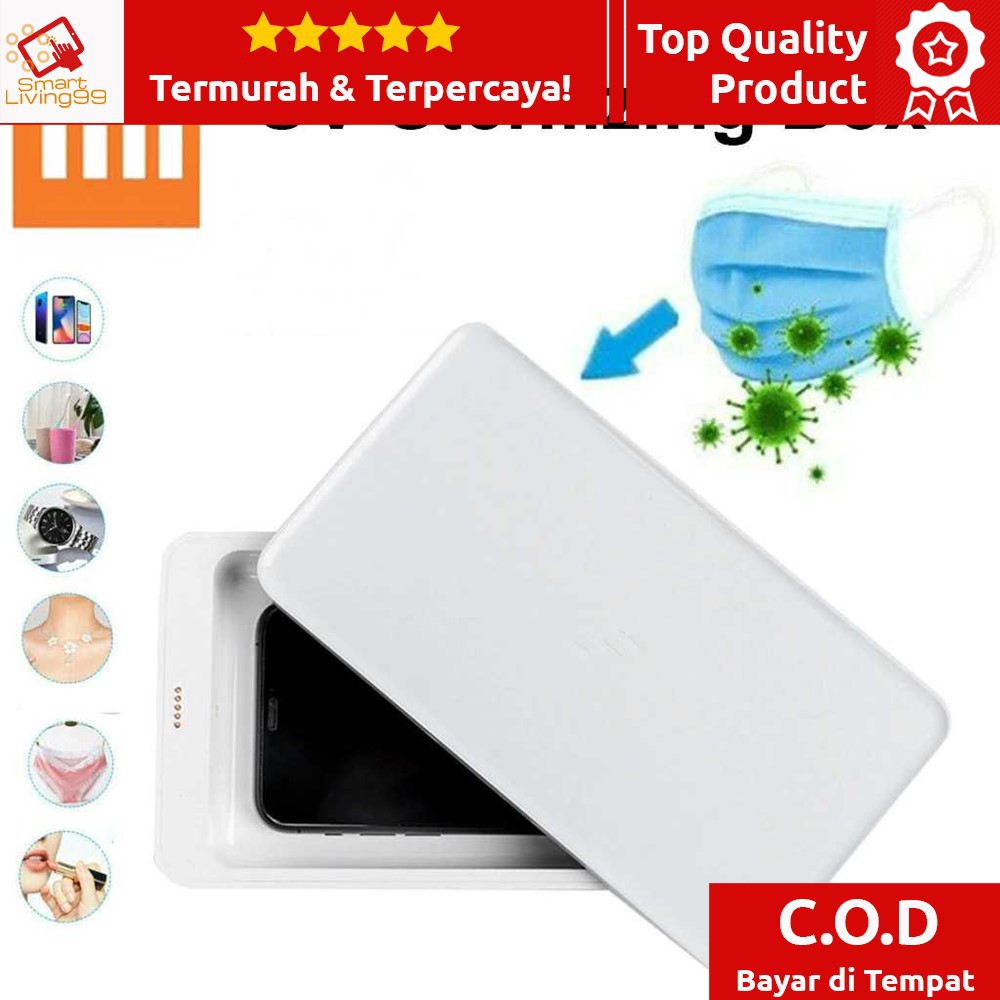 [SmartLiving99] Xiaomi FIVE Smartphone Sterilizer Box UV Light Wireless Charger 10W