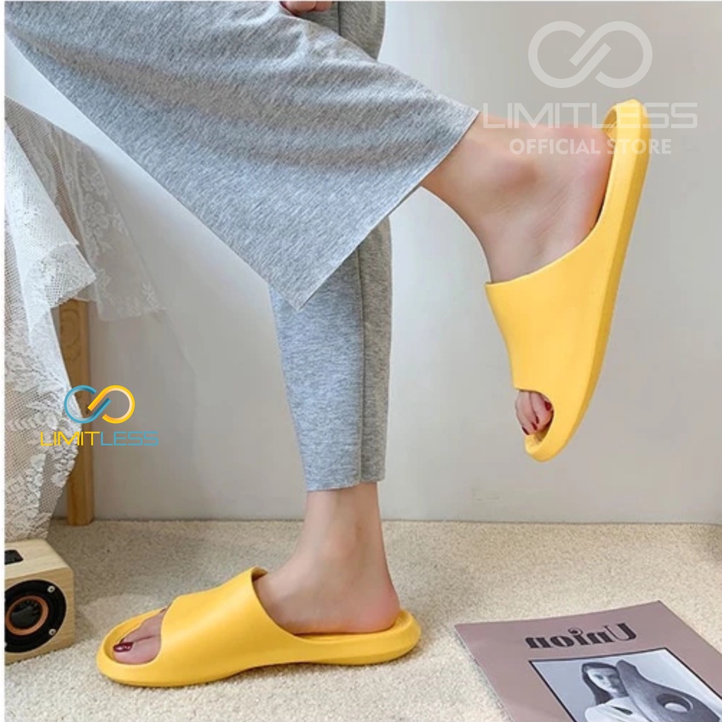 Sandal Rumah Cewek Limitless Sandal Jelly Wanita Karet Eva Sandal Slop Wanita Korean Style Empuk Murah