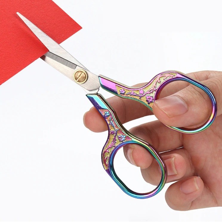 Gunting Benang Sulam Vintage Colorful / Scissors Premium