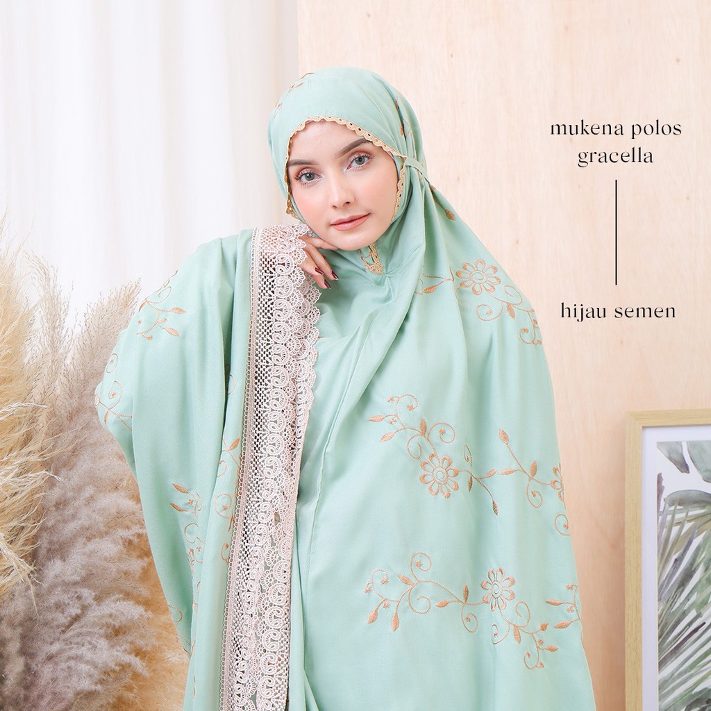 Mukena Gracella | Mukena Dewasa Gracella | Mukena Jumbo Gracella