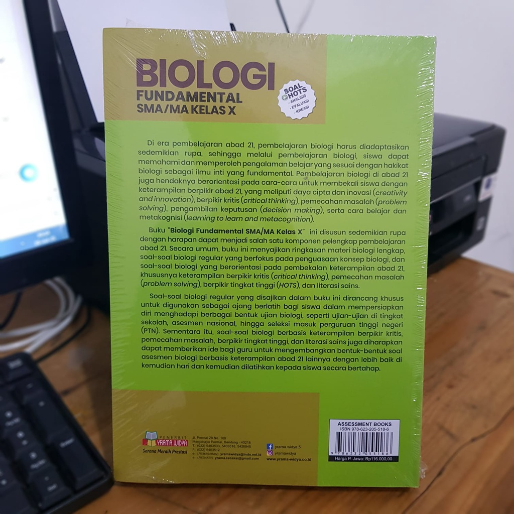 BUKU BIOLOGI FUNDAMENTAL 1000+ BANK SOAL SMA/MA KELAS X - YRAMA WIDYA-3
