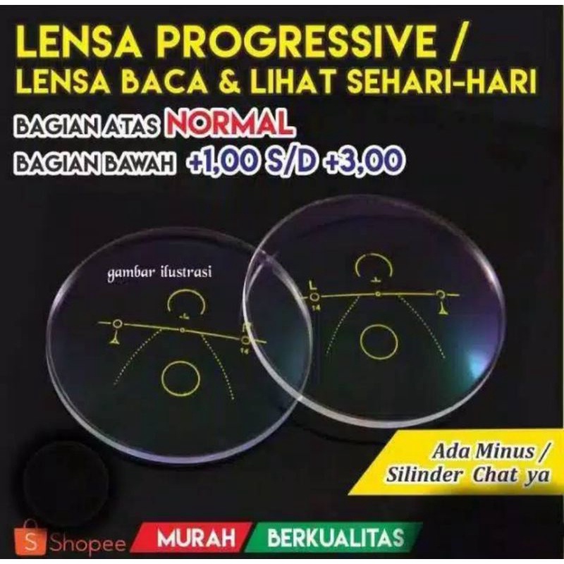 LENSA PROGRESIF BENING / BLURAY / PHOTOCROMIC / BLURAY PHOTOCROMIC