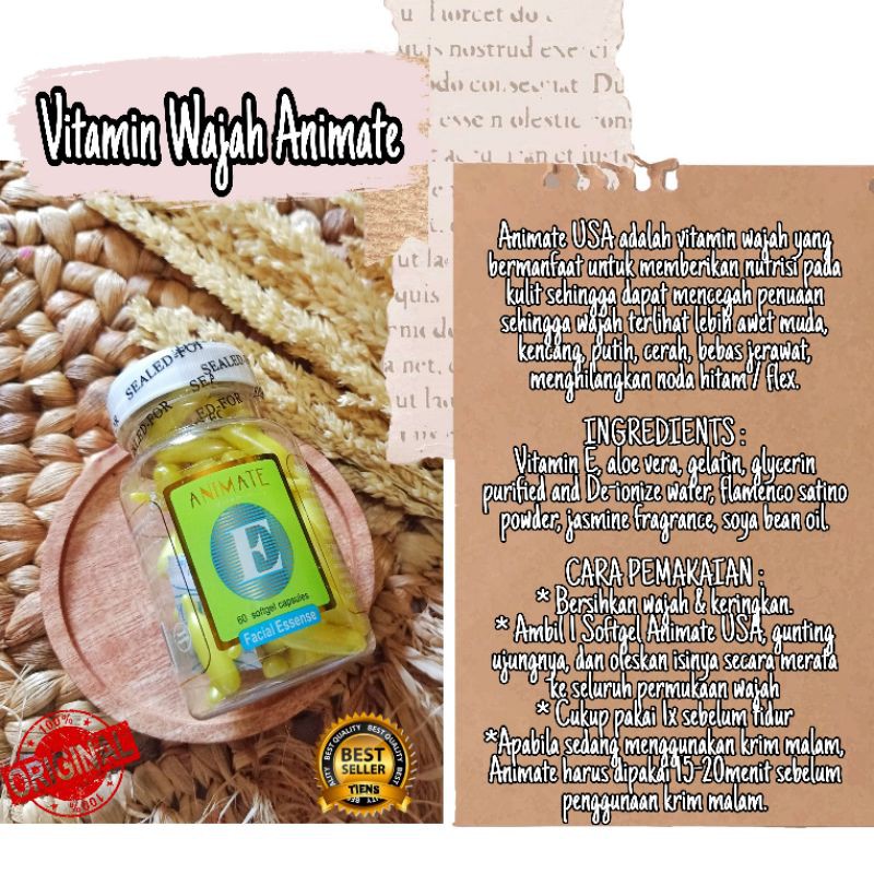 VITAMIN WAJAH ANIMATE