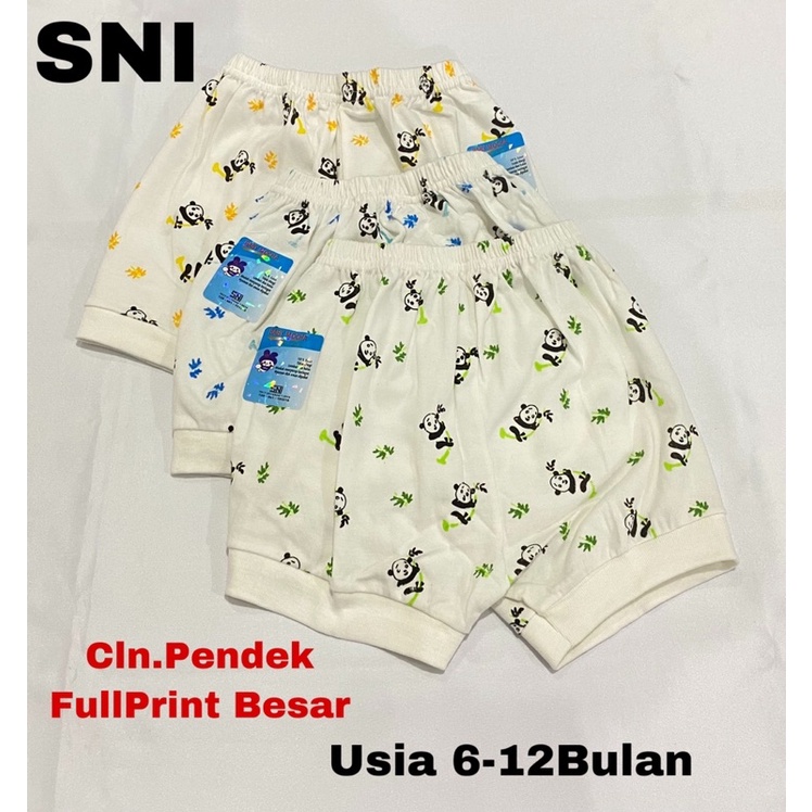 Castle -isi 3 pcs BabyMocha Celana Pendek Baby Celana Segi Empat Bayi