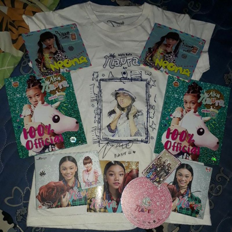 WTS PC ALBUM NAURA SIGNED NEONA DNEO DNAU TSHIRT SIGNED
