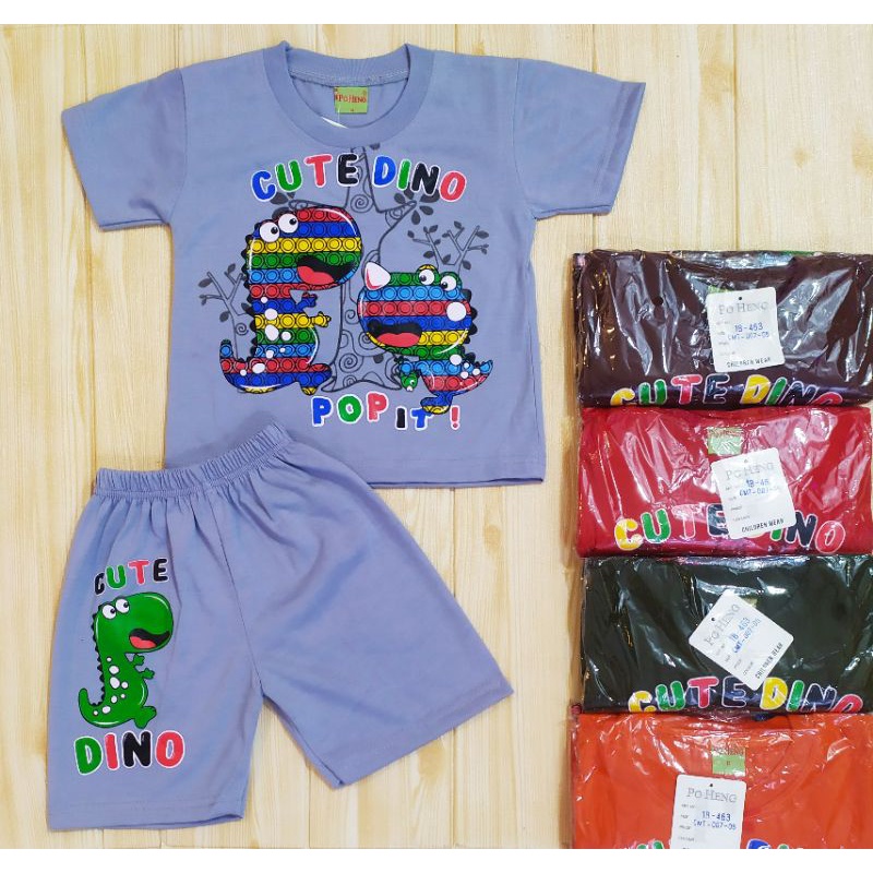 SETELAN BOBOIBOY PREMIUM-SUPERHERO-BAJU ANAK RIKO POP IT/promo-Dino