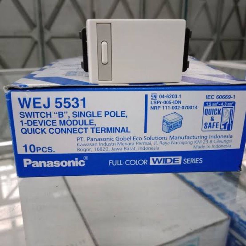 Saklar Panasonic WEJ5531 WEJ 5531 WEJ-5531
