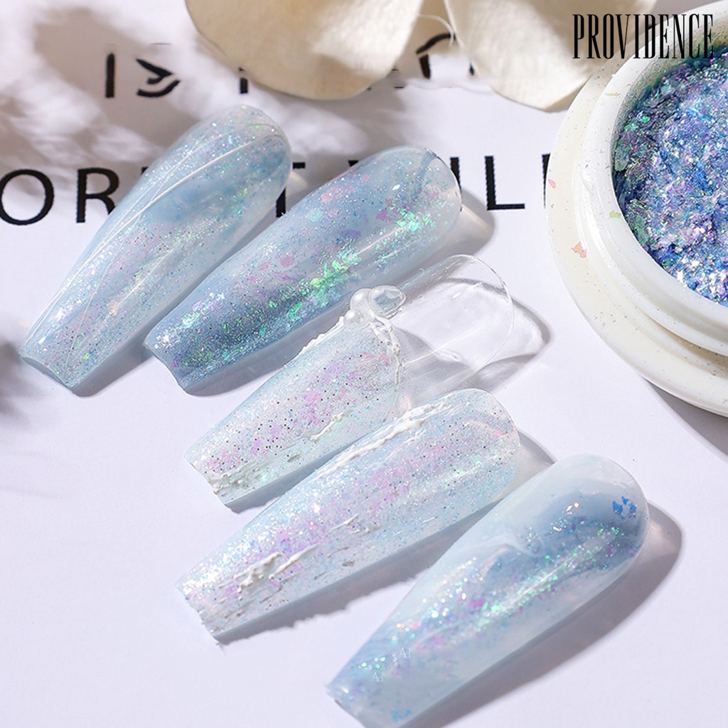 Providence Manicure Glitter Safe Portable Shiny Surface Colorful Edelweiss Nail Art Sequins for Girls