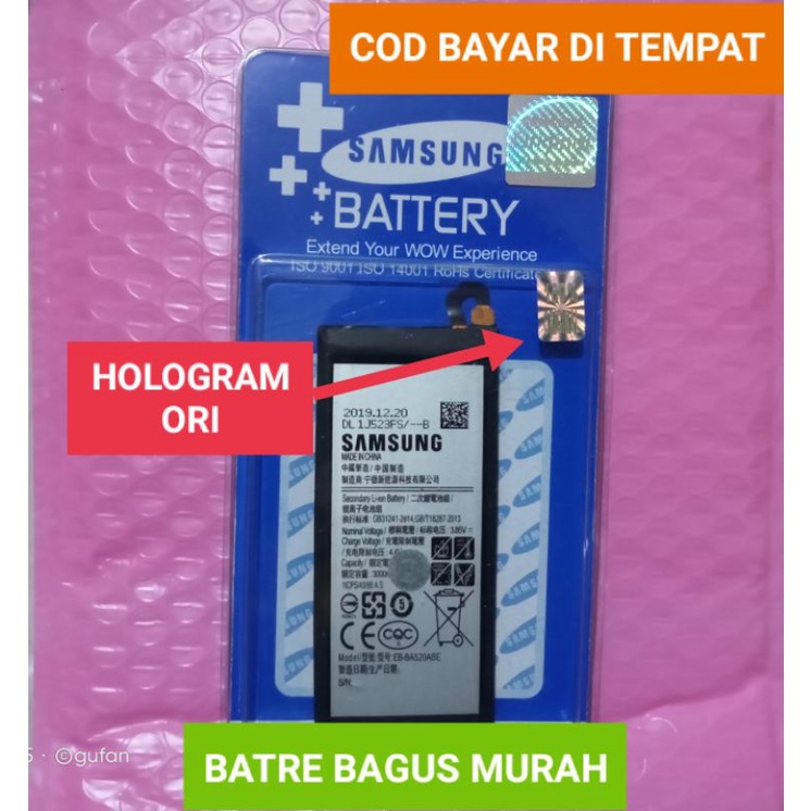 Baterai Batre Battery Samsung Galaxy A5 2017 A520 Duos Original SEIN EB-BA520ABE bergaransi