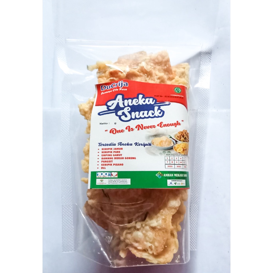 

DuCrija Keripik Tempe Asli ( 100 gr )