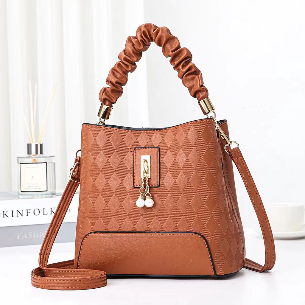 9161 TAS WANITA IMPORT SLEMPANG HANDBAG [1KG 2PC] PERFECT CORNER