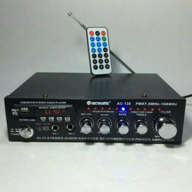 Amplifier ACOUSTIC AC-136 Mp3,usb,sd card