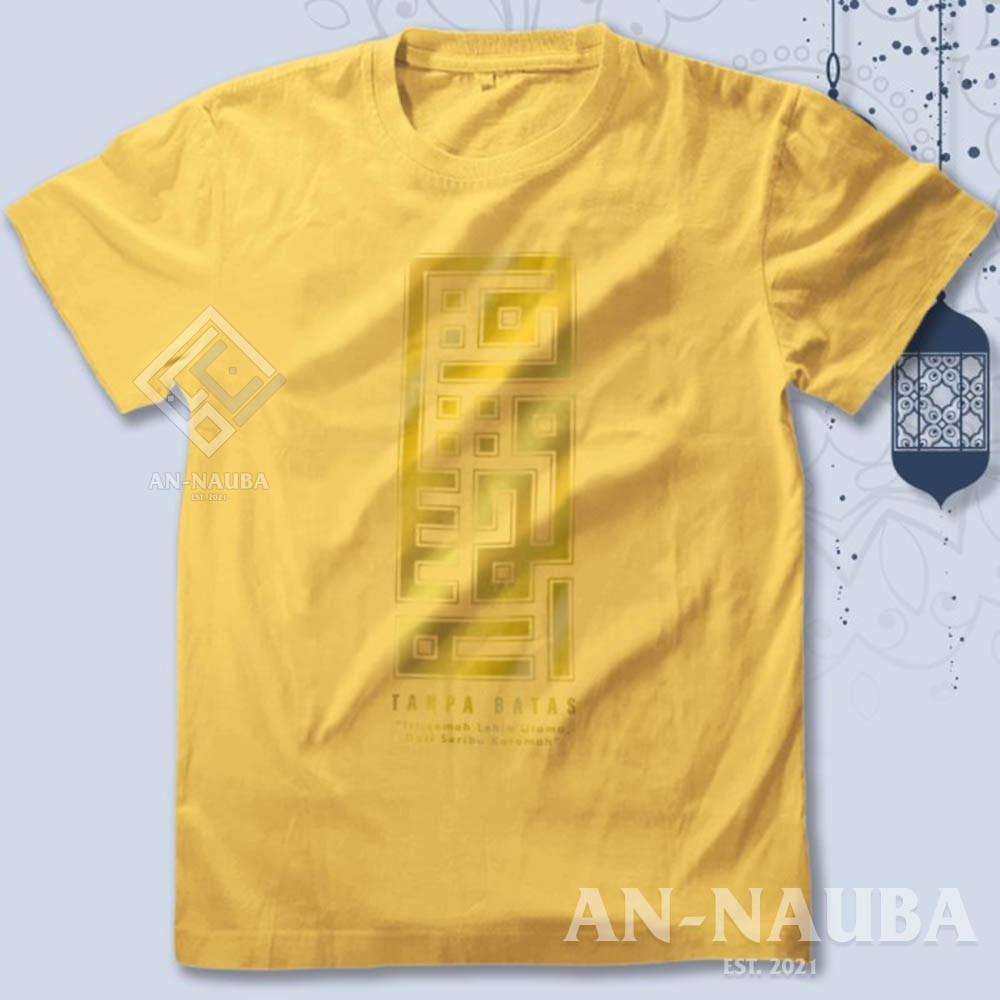 KAOS DAKWAH ISLAMI ISTIQOMAH TANPA BATAS KALIGRAFI / Baju Distro Santri / Tshirt Muslim [AN-6309]-7