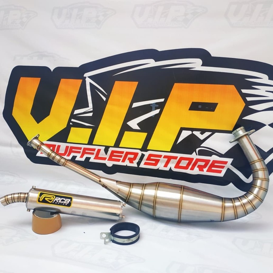 Knalpot RX KING Repsol RCB Full Stainless