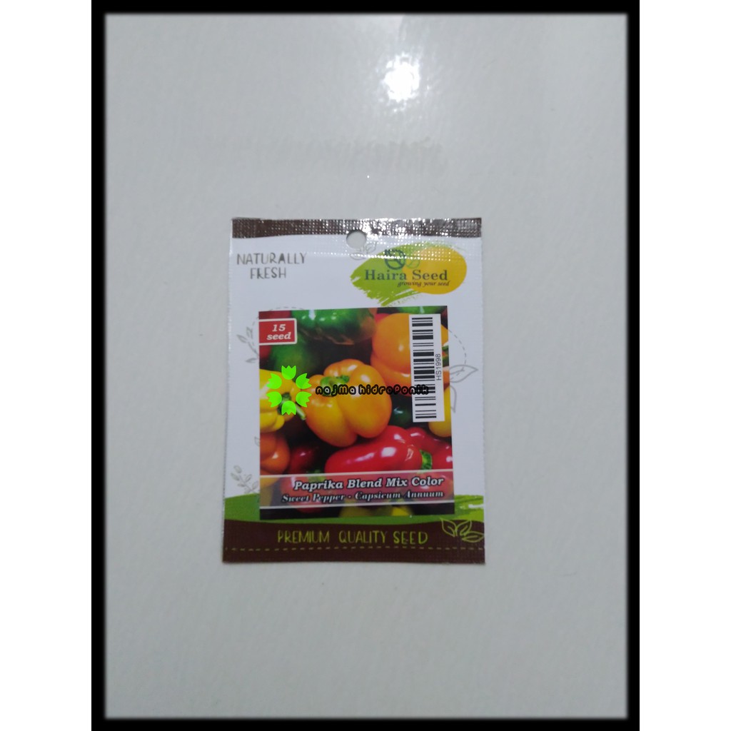 Benih/bibit Paprika Blend Mixed Color (Haira Seed)