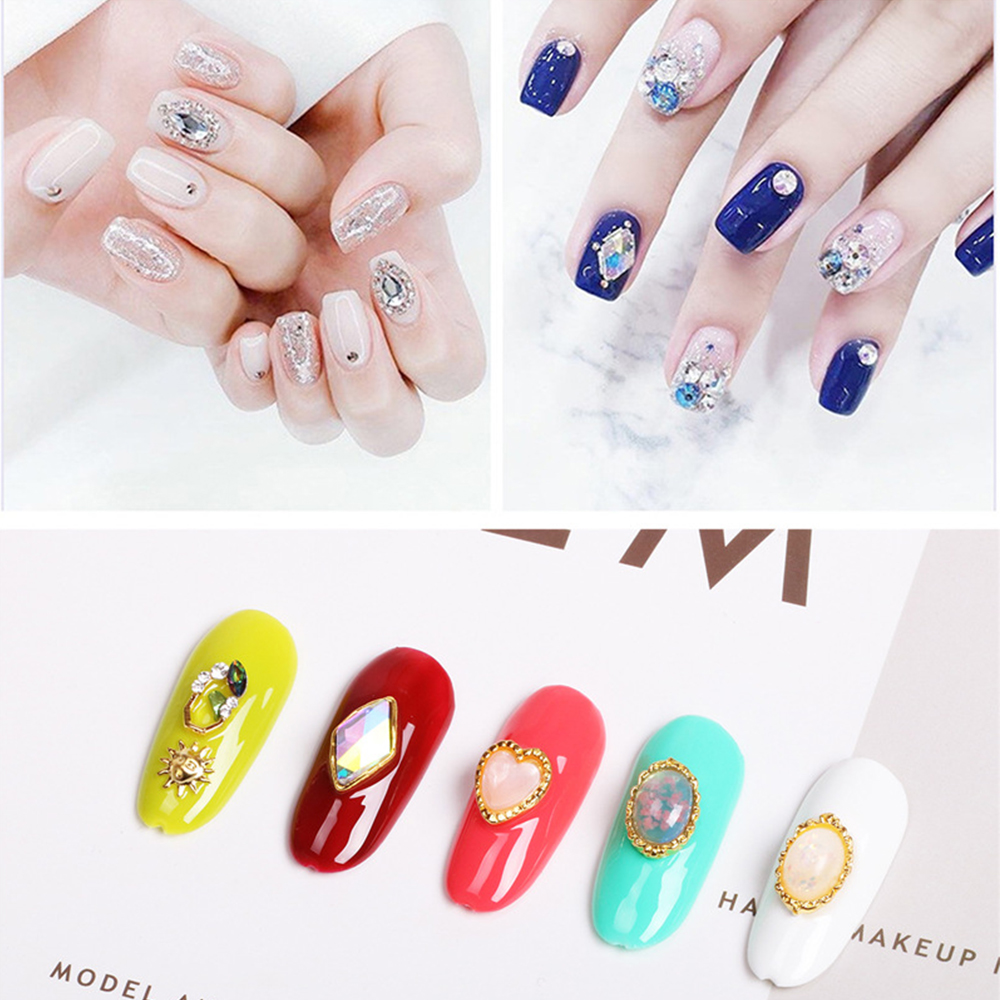 Mxbeauty Berlian Imitasi Warna-Warni Untuk Dekorasi Nail Art