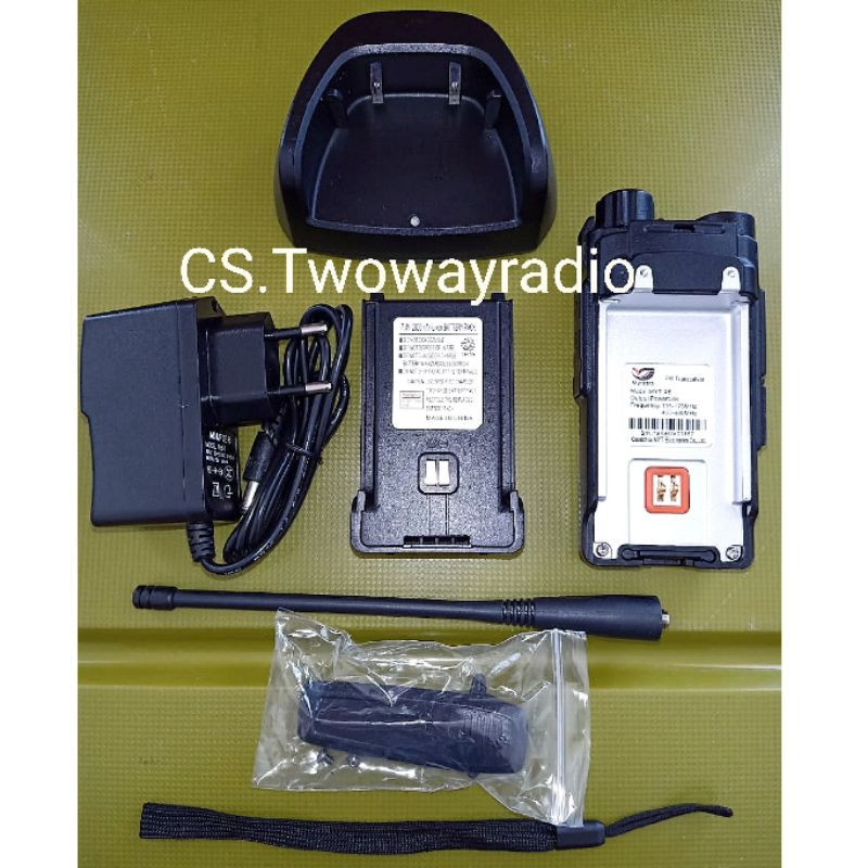 HT MYTETRA X6 Dual band UHF VHF fm radio komunikasi bisa connect UV5R UV82