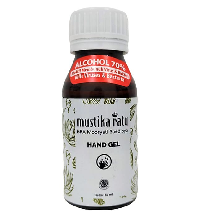 MUSTIKA RATU Hand Gel 60ml (alkohol 70%)