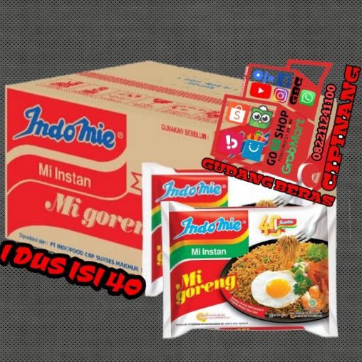 

INDOMIE GORENG 1 DUS ISI 40
