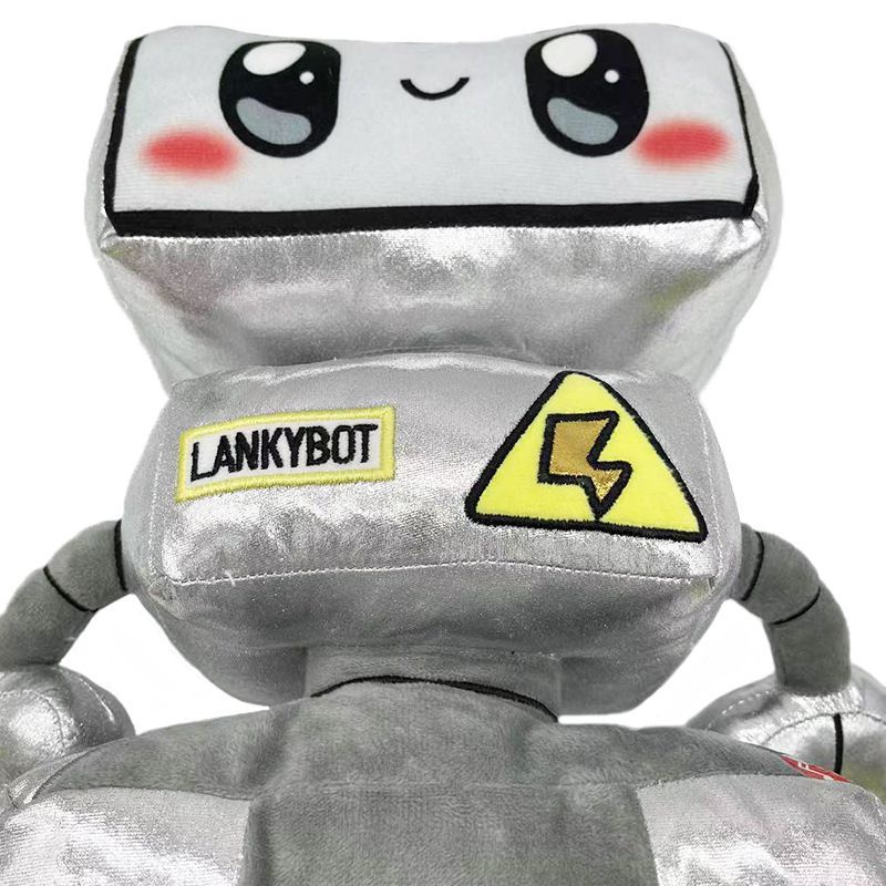 Lankybox Mechanical Plush Toy Cute Toy Robot Fox Helmet With Sound Or LED Removable Kids Gift