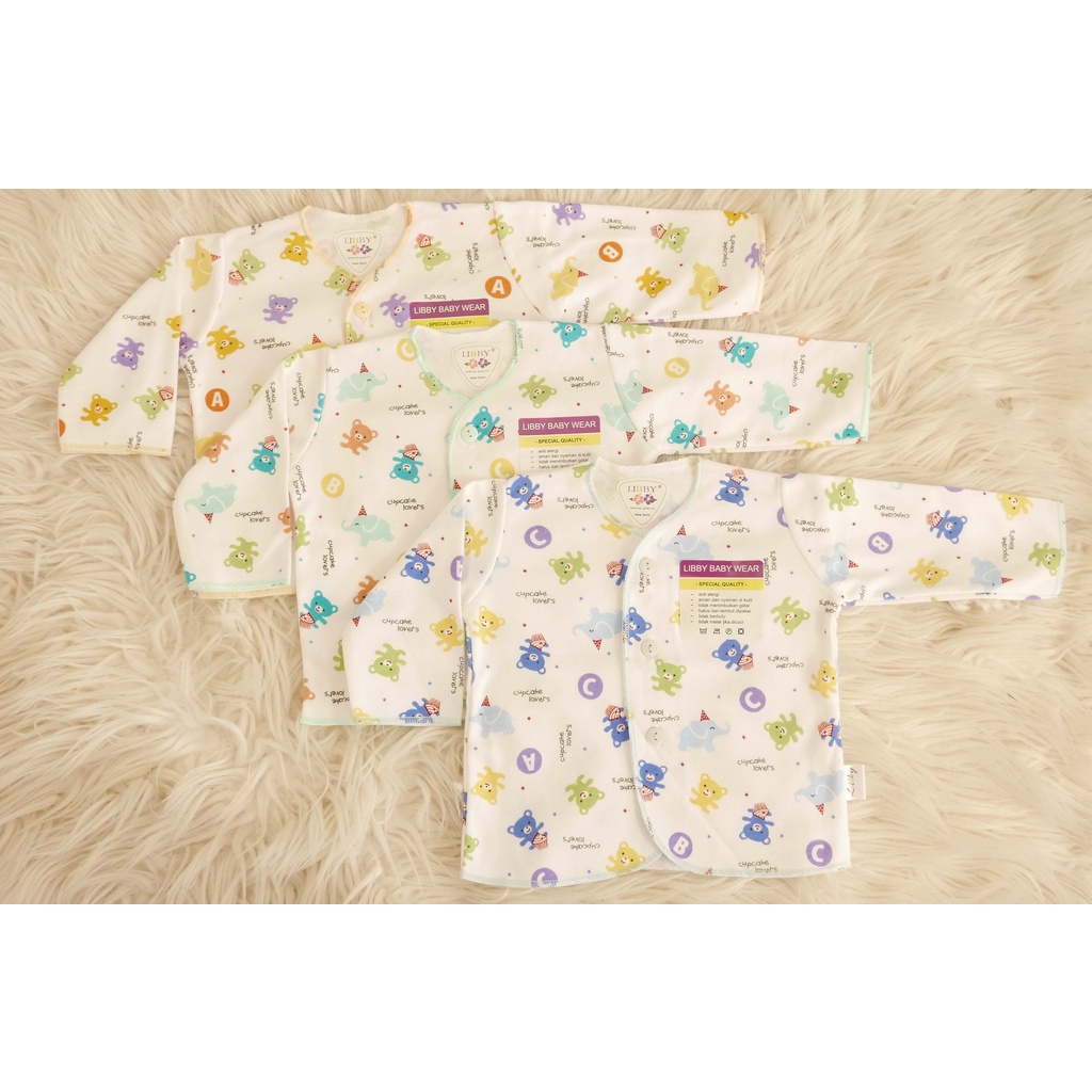 Baju lengan panjang Bayi, Merk Libby, baru lahir, harga satuan