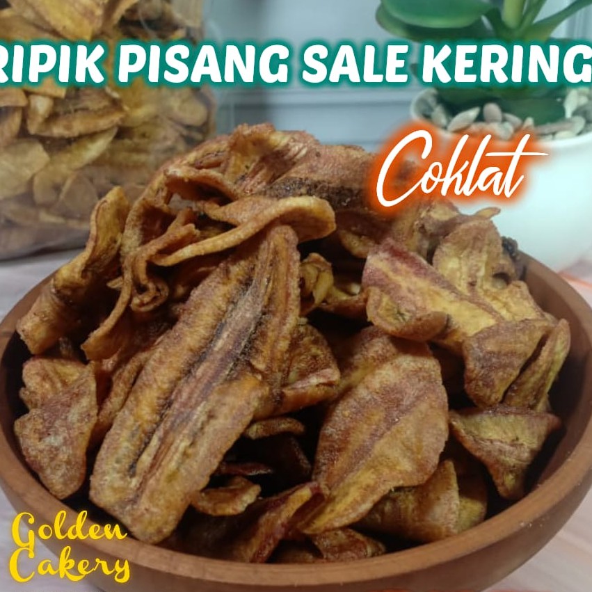 

Keripik Pisang Sale Coklat Kering - 500 gr