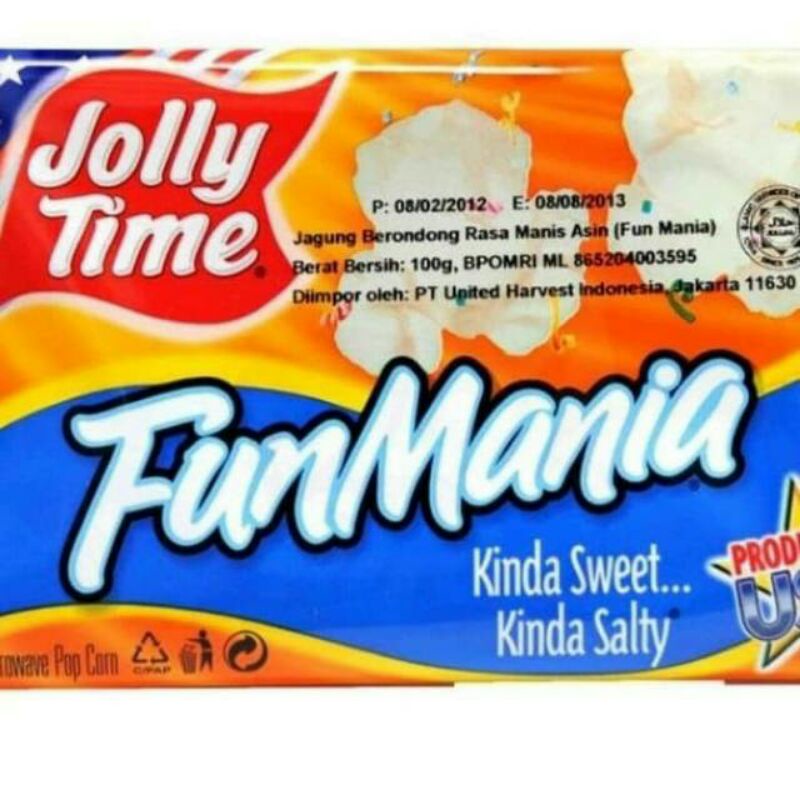 

Jolly Time funmania 100gr.