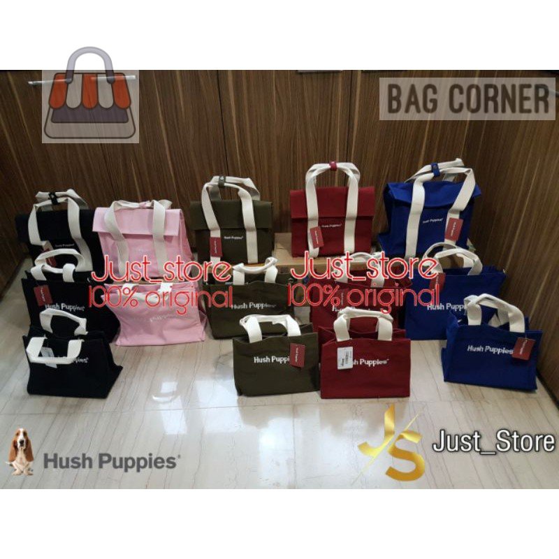 BagCorner - Tas Hush Puppies Original Canvas Tote Bag / Canvas Flap