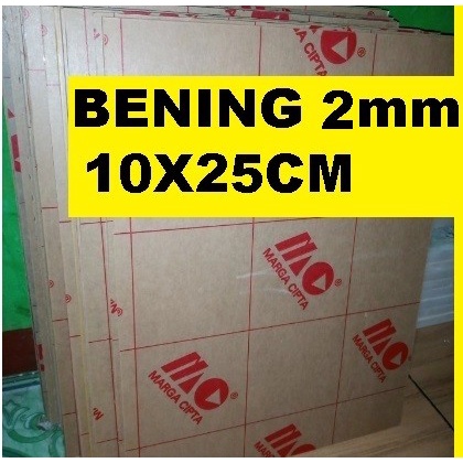 

Acrylic - Akrilik - Bening merk MARGA CIPTA tebal 2mm ukuran 10x25cm