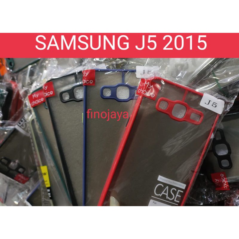 Case Aero My choice Samsung J5 2015 J5 Silikon Dove pelindung Camera