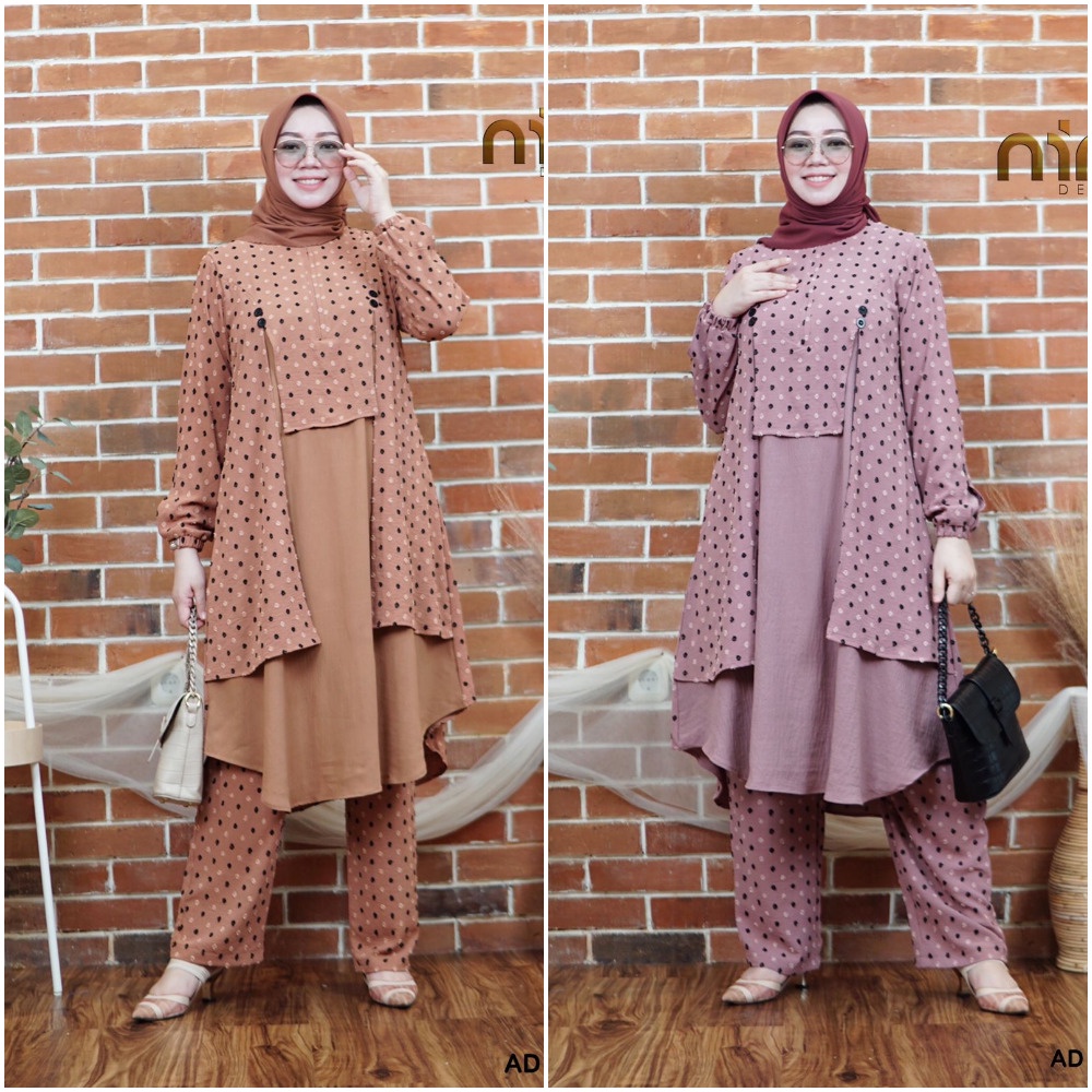 NINOS KS-S-CR-0101 STELAN TUNIK CELANA #NINOS DESIGN