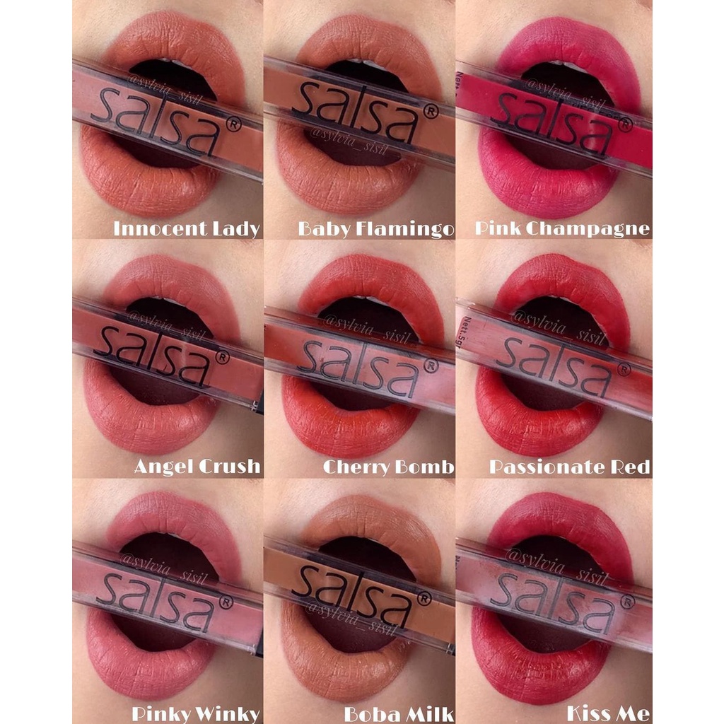 ^ KYRA ^ Salsa Dynamite Lipcream Matte Lip cream