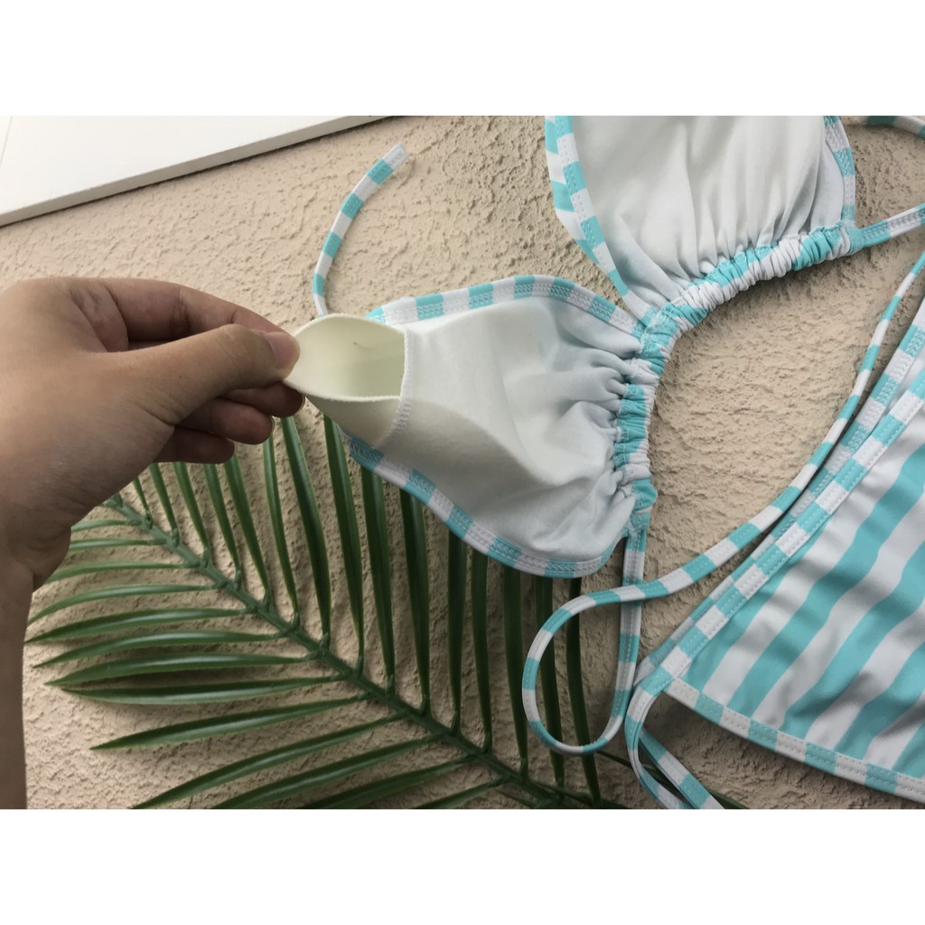 BIG SALE Avisa - Bikini Set Tali Two piece Bikini Sexy Bikini Tali Samping Bikini Segitiga Tanpa
