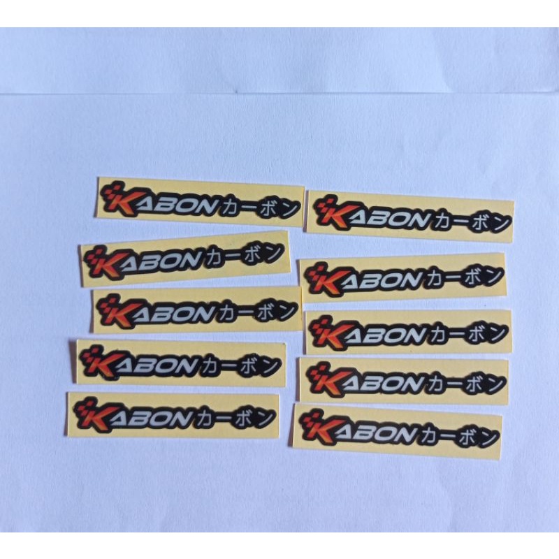 Sticker Stiker Motor Cutting KABON