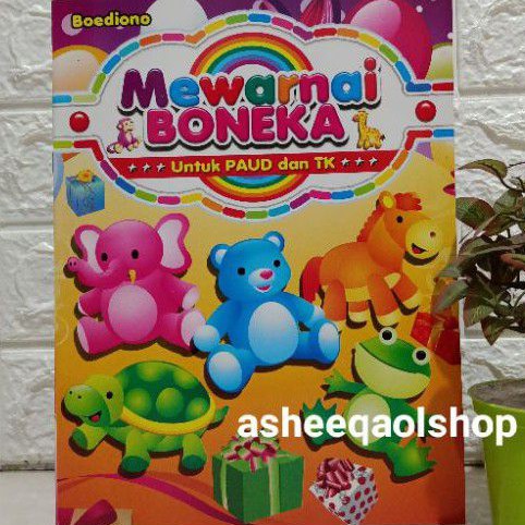 Buku Mewarnai Boneka Untuk Anak Pau/Tk