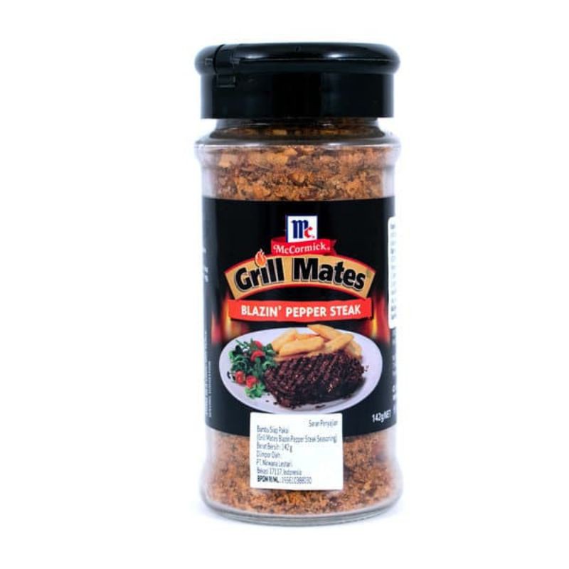 

MCCORMICK GRILL MATES BLAZIN PEPPER STEAK 142GR